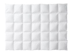 Billerbeck Daunenduvet Montreux Weiss Baumwolle 160 cm 240 cm Gänsedaunen - Daunenduvet