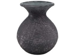 Decofinder Vase Glas Grau H: 19 cm  | Schubiger Möbel
