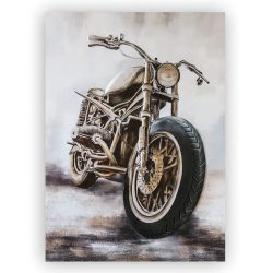 Gilde Bild Custombike, Motorrad, Grau Silber H: 150 cm  | Schubiger Möbel