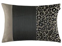 Stoeckel & Grimmler Zierkissenhülle Leo, Umbra B: 60 cm Grau | Schubiger Möbel