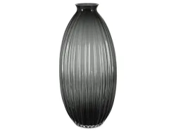 Abhika Vase Rauchglas H: 25 cm Transparent | Schubiger Möbel