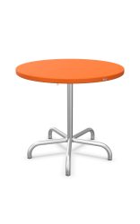Schaffner Metall-Tisch Rigi Rund Feuerverzinkt Orange | Schubiger Möbel
