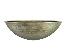 Decofinder Pflanzengefäss Rowen, Schifftopf, Grün B: 43 cm  | Schubiger Möbel