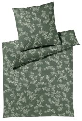 Elegante Bettwäsche Cherry Blossom Forest Green  | Schubiger Möbel