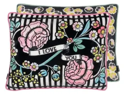 Designers Guild Kissen In Love - Multicolore Mehrfarbig | Schubiger Möbel