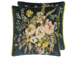 Designers Guild Zierkissen Margaretta, Schwarz, 55x55 cm  | Schubiger Möbel