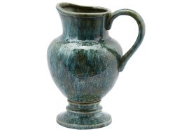 Edg Vase Krug Türkis H: 36 cm  | Schubiger Möbel