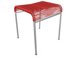Schaffner Spaghetti-Hocker Säntis Hoch Feuerverzinkt Rot | Schubiger Möbel