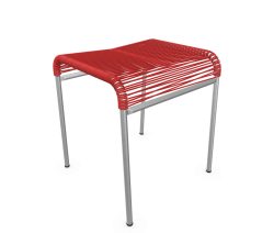 Schaffner Spaghetti-Hocker Säntis Hoch Feuerverzinkt Rot | Schubiger Möbel