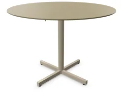 Schaffner Gartentisch Luzern Rund Beige | Schubiger Möbel
