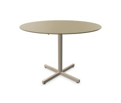 Schaffner Gartentisch Luzern Rund Beige | Schubiger Möbel