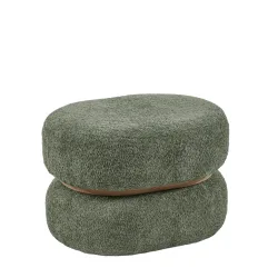 Edg Hocker Oval Grün B: 60 cm  | Schubiger Möbel