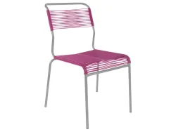 Schaffner Spaghetti-Stuhl Säntis Rosa | Schubiger Möbel