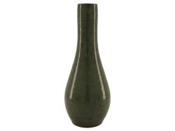 Decofinder Flasche Keramik Dunkelgrün D: 14 cm  | Schubiger Möbel
