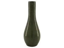 Decofinder Flasche Keramik Dunkelgrün D: 14 cm  | Schubiger Möbel