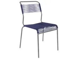Schaffner Spaghetti-Stuhl Säntis Blau | Schubiger Möbel