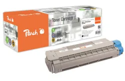Peach O4332/36/38 Toner bk ersetzt OKI 43324424 für z.B. OKI C 5900, OKI C 5500 N, OKI C 5550 MFP, OKI C 5550 n MFP, OKI C 5800, OKI C 5800 DN
