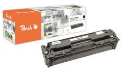 Peach HP 305 XBK Toner XL bk ersetzt HP No. 305X BK, CE410X für z.B. HP LaserJet Pro 300 color M 351 A, HP LaserJet Pro 300 color MFP M 375 nw