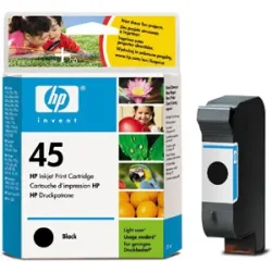HP H45 Druckerpatronen bk - Kodak, HP, Pitney Bowes, Apple No. 45, 51645AE für z.B. HP DeskJet 970 CXI, HP DeskJet 990 CXI, HP Addmaster IJ 1000