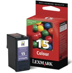 Lexmark L15A Druckerpatronen bk - Lexmark No. 15A, 18C2100E für z.B. Lexmark X 2600, Lexmark X 2620, Lexmark X 2630, Lexmark X 2650, Lexmark X 2670