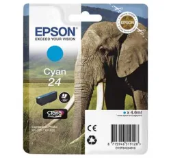 Epson E24c Druckerpatronen cy - Epson No. 24 c, C13T24224010 für z.B. Epson Expression Photo XP -55, Epson Expression Photo XP -750