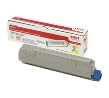 Oki O4348/69 Toner ye - OKI 43487709 für z.B. OKI C 8600 CDTN, OKI C 8600 DN, OKI C 8600 DTN, OKI C 8600 N, OKI C 8600, OKI C 8800 CDTN