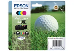 Epson E34 Druckerpatronen XL bk - Epson T3476, No. 34XL, C13T34764010 für z.B. Epson WorkForce Pro WF -3700, Epson WorkForce Pro WF -3720 DW