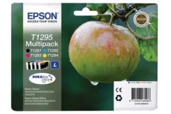 Epson E129 Druckerpatronen XL (bk, c, m, y) - Epson T1291 bk, C13T12914011 für z.B. Epson Stylus SX 525 WD, Epson Stylus SX 230, Epson Stylus SX 235