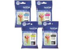 Brother B3213VALDR Druckerpatronen XL (bk, c, m, y) - Brother LC-3213VALDR für z.B. Brother DCPJ 774 DW, Brother DCPJ 572 DW, Brother DCPJ 770