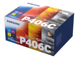 Samsung S406 Toner (bk, c, m, y) - Samsung CLT-P406C, SU375A für z.B. Samsung CLP -360, Samsung CLP -360 N, Samsung CLP -360 ND