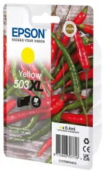 Epson E503XL Druckerpatronen XL y - Epson No. 503XL, T09R440 für z.B. Epson Expression Home XP -5200, Epson Expression Home XP -5205