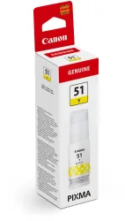 Canon C51Y Druckerpatronen yellow - Canon GI-51 Y, 4548C001 für z.B. Canon Pixma G 1520, Canon Pixma G 1560, Canon Pixma G 2520, Canon Pixma G 2560