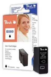 Peach E50 BK Druckerpatrone bk ersetzt Epson T050BK, S020187, S020093, S020108, C13T05014010 für z.B. Epson Stylus C 20 SX, Epson Stylus C 20 UX