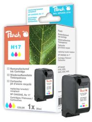 Peach HP 17 Druckerpatrone col ersetzt HP No. 17, C6625AE für z.B. HP DeskJet 845 C, HP DeskJet 816 C, HP DeskJet 817 C, HP DeskJet 825 C, HP Fax 1010