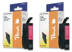 Peach E333 M 2 Druckerpatronen 2*ma ersetzt Epson T0333M*2, C13T03334010 für z.B. Epson Stylus Photo 950, Epson Stylus Photo 960