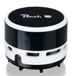 Peach Mini Tisch Staubsauger PA105 schwarz