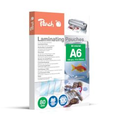 Peach Laminierfolien A6, 80mic, glänzend, 100 Stk.