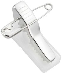 Peach Clipp mit Befestigungsnadel und selbstklebendem Pad, PP511, 100 Stück