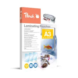 Peach 100 x A3 Laminierfolien, 125 mic, glänzend