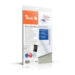 Peach Wire Binding Combi Box - 6mm - PW064-07- 45 Blatt