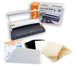 Peach Draht Bindemaschine , 8mm,  A4 - PB300-15 incl. 60teil. Starterpack