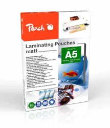 Peach 100 x A5 Laminierfolien, 80 mic, matt