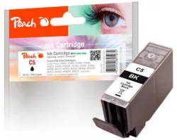 Peach C5 BK Druckerpatrone XL bk ersetzt Canon PGI-5BK, 0628B001, 0628B029 für z.B. Canon Pixma IP 5200, Canon Pixma IP 3300, Canon Pixma IP 3500