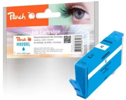 Peach HP 920 XLc Druckerpatrone XL cy ersetzt HP No. 920XL c, CD972AE für z.B. HP OfficeJet 6500 A Plus, HP OfficeJet 6000, HP OfficeJet 6000 Wireless
