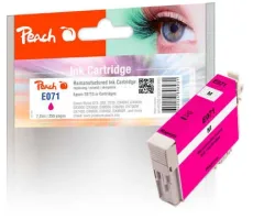 Peach E713 m Druckerpatrone XL ma ersetzt Epson T0713 m, C13T07134011 für z.B. Epson Stylus DX 7400, Epson Stylus SX 210, Epson Stylus D 120