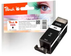 Peach C525 PGBK Druckerpatrone XL bk ersetzt Canon PGI-525PGBK, 4529B001 für z.B. Canon Pixma MG 5150, Canon Pixma MG 5350, Canon Pixma IP 4850