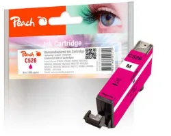 Peach C526 M Druckerpatrone XL ma ersetzt Canon CLI-526M, 4541B001, 4542B006 für z.B. Canon Pixma MG 5150, Canon Pixma MG 5350, Canon Pixma IP 4850