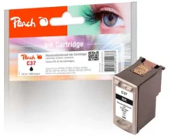 Peach C37 BK Druckkopf bk ersetzt Canon PG-37BK, 2145B001 für z.B. Canon Pixma IP 1800, Canon Pixma IP 1900, Canon Pixma IP 2500, Canon Pixma IP 2600