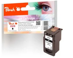 Peach C510 BK Druckkopf bk ersetzt Canon PG-510BK, 2970B001 für z.B. Canon Pixma MP 230, Canon Pixma MP 280, Canon Pixma IP 2700, Canon Pixma MP 235