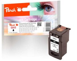 Peach C512 BK Druckkopf XL bk ersetzt Canon PG-512BK, 2969B001 für z.B. Canon Pixma MP 230, Canon Pixma MP 280, Canon Pixma IP 2700